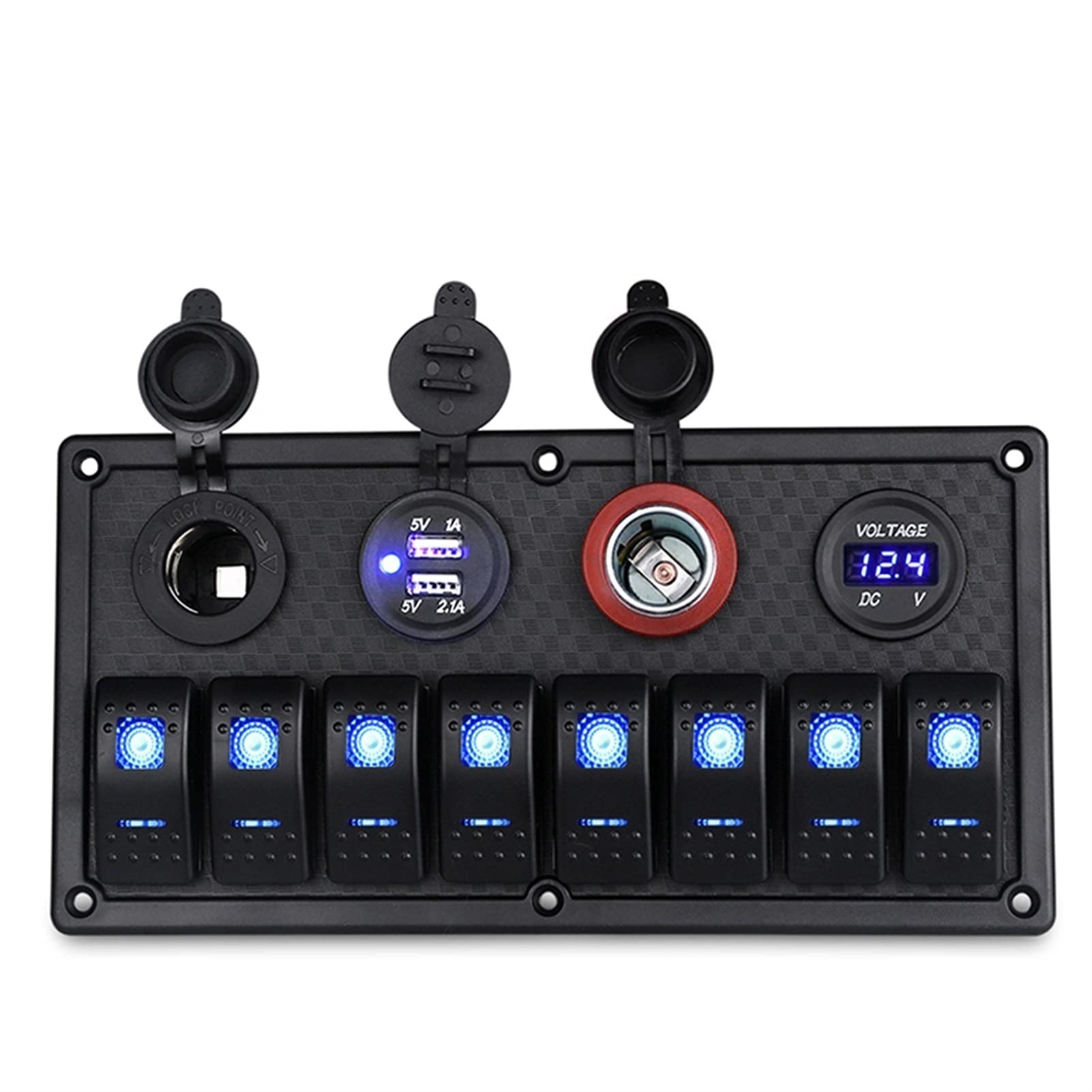 Panel de interruptores 8 posiciones for barco marino