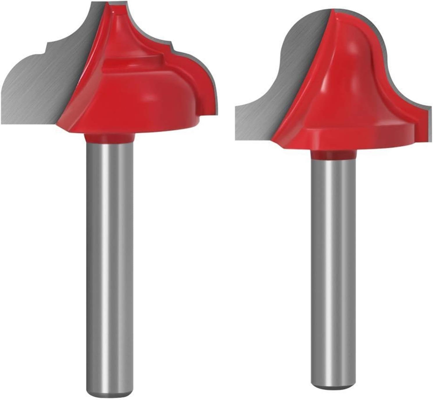 Zkenyao-Router Bit 6mm Shank Wood Router Bit, Straight End Mill Trimmer, Cleaning Flush Trim Corner Round Cove Box Bits Tools, 1pc, Use Safety Reliable (Cutting Edge Length : 5PCS)