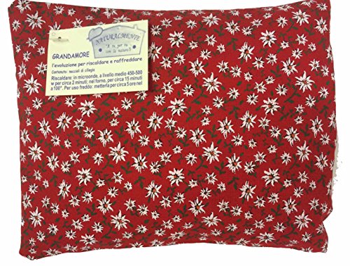 Cuscino 20x32 cm noccioli di ciliegia - INCLUSO