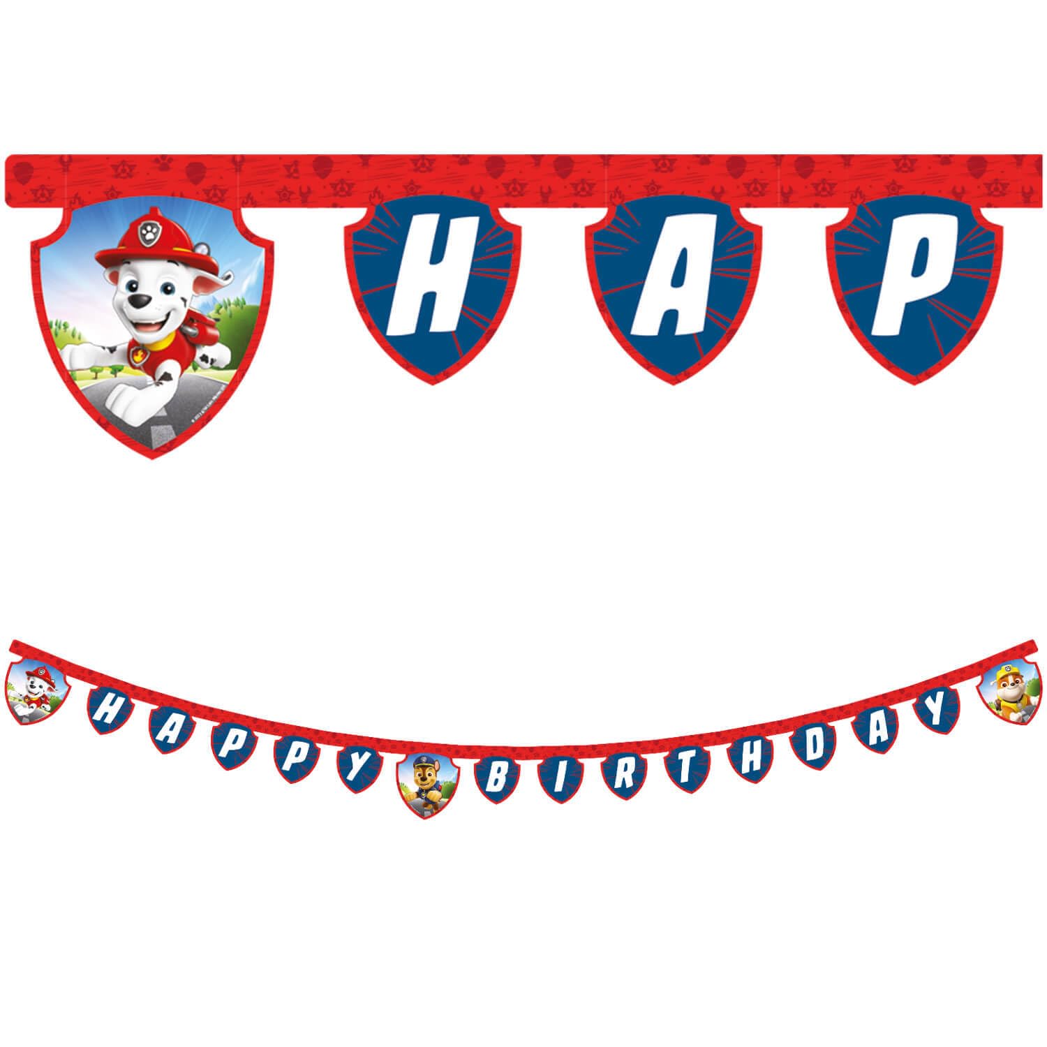 Procos 10215311DY - Party Set Paw Patrol, set di stoviglie monouso da 39 pezzi per feste di compleanno e feste a tema per bambini, decorazione della tavola