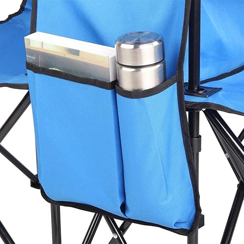 Miniatura 4 de NIUSTRONG Sillas de picnic plegables dobles, silla de playa para 2 personas con paraguas extraíble, mini mesa, soporte para bebidas, bolsa de