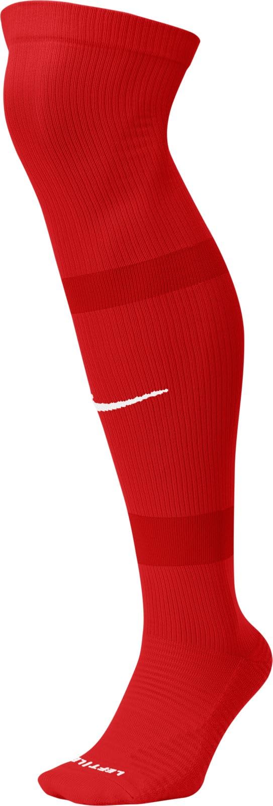 NIKE CV1956-657 MatchFit Socks Unisex Adult UNIVERSITY RED/GYM RED/WHITE Size XL