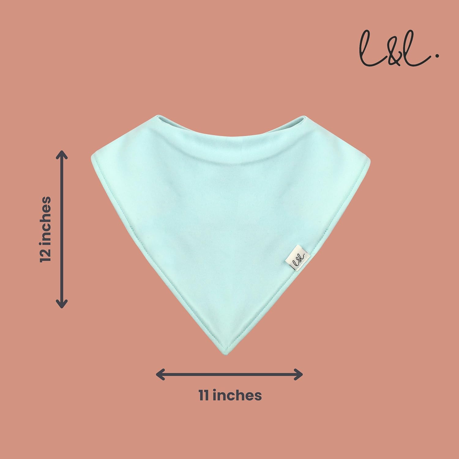 Leya & Lior SnapDry 3-Pack Bandana Bibs for Babies – Instant-Dry Absorbent Drool Bibs for Boys & Girls