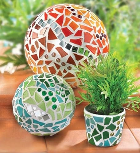 Runde Mini-Jade-Mosaikfliesen, 12 mm, 500 g, runde Glasmosaikstücke für Bastelarbeiten, Blumentöpfe, Vasen, Tassen, Gartendekoration, Mosaikherstellung (schillerndes Schwarz)