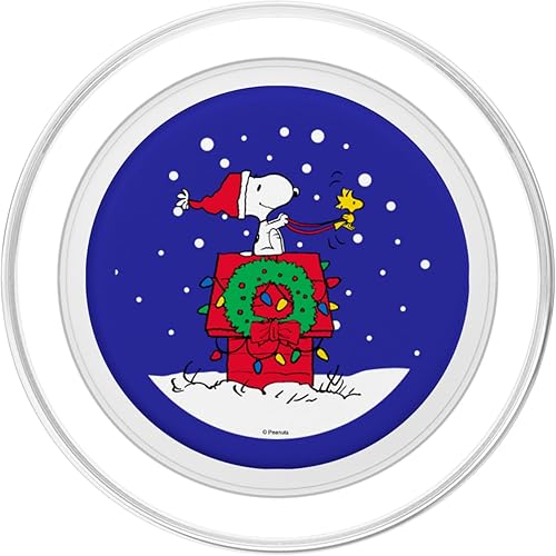 Miniatura 2 de Peanuts - Snoopy Holiday House Trineo PopSockets MagSafe PopGrip para iPhone