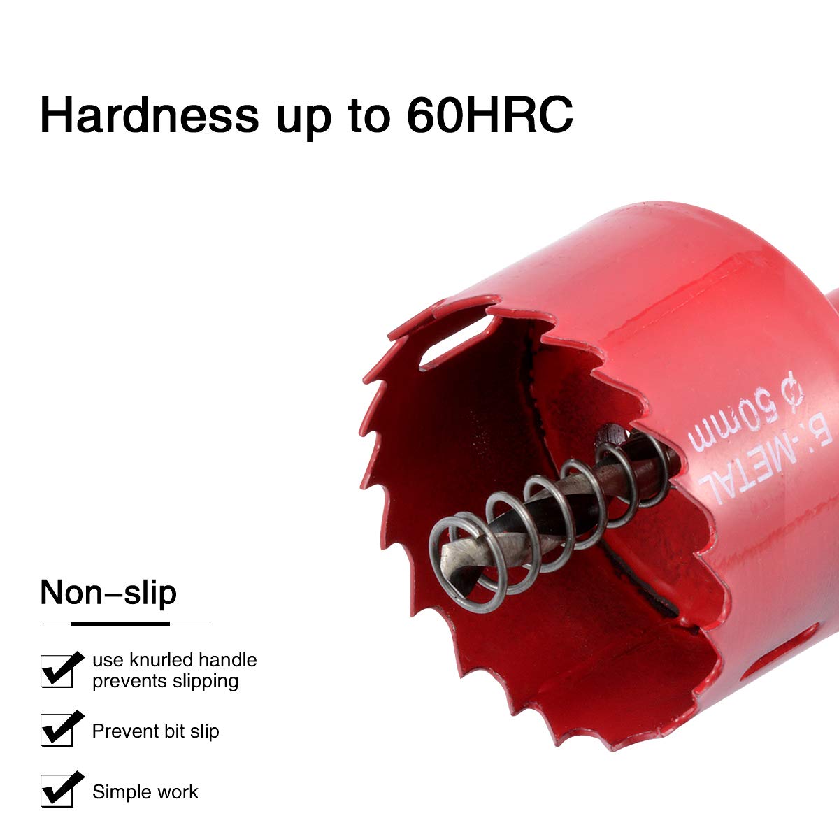 Sega A Tazza Bimetallica 28mm - Per Legno, Plastica E Metalli Sottili - Foto 11