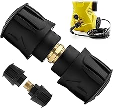 2-Pack High Pressure Quick-Connect Adapters for Kärcher Pressure Washers M22 14mm Hose & Gun Connectors Compatible with Karcher K2 K3 K4 K5 K6 K7 Quick Release Couplings for Home Garden Cleaning