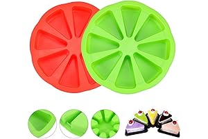 2 Pcs Triangle Silicone Cake Mold, DIY Baking Tool