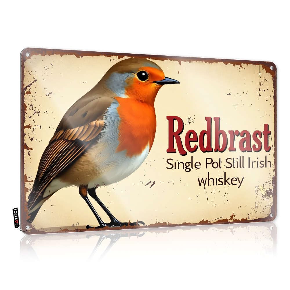 Fzfn Colour Redbrast Single Pot Still Irish Whiskey. Cool Wall Art Room Stuff Decorative | Sarcastic Soft Bath Hanging Art For Mancave Living Room(20X30cm)