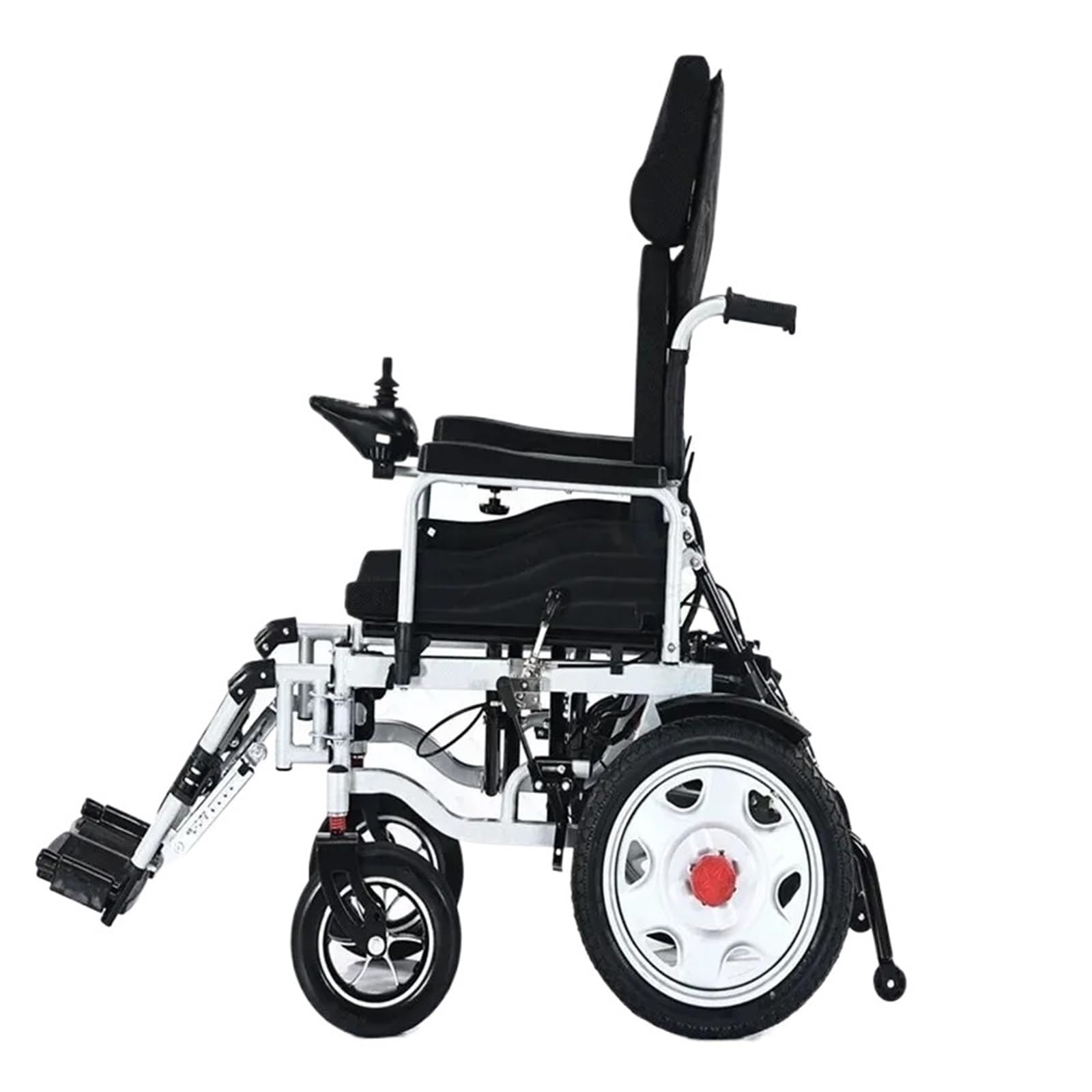Składany Elektryczny Wózek Inwalidzki Z Układem Hamulcowym EABS Regulacja Pełnego Kąta W Zakresie 160 Stopni Odpowiedni Dla Osób Starszych I Niepełnosprawnych Wygodna Płynna Mobilność(24V20A)