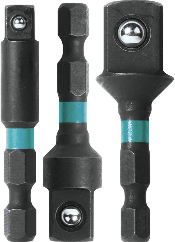 Makita Impact X 3 Pc. 2 Socket Adapter Set