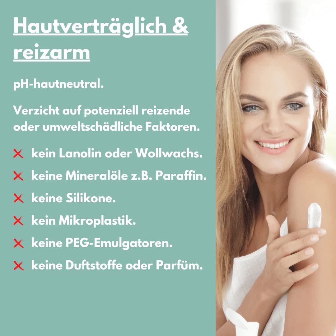 benevi neutral Lotion 200ml für empfindliche und zu Allergien neigende Haut - die leichte und pH-hautneutrale Bodylotion pflegt die Haut mit wertvoller Sheabutter und ist besonders hautverträglich