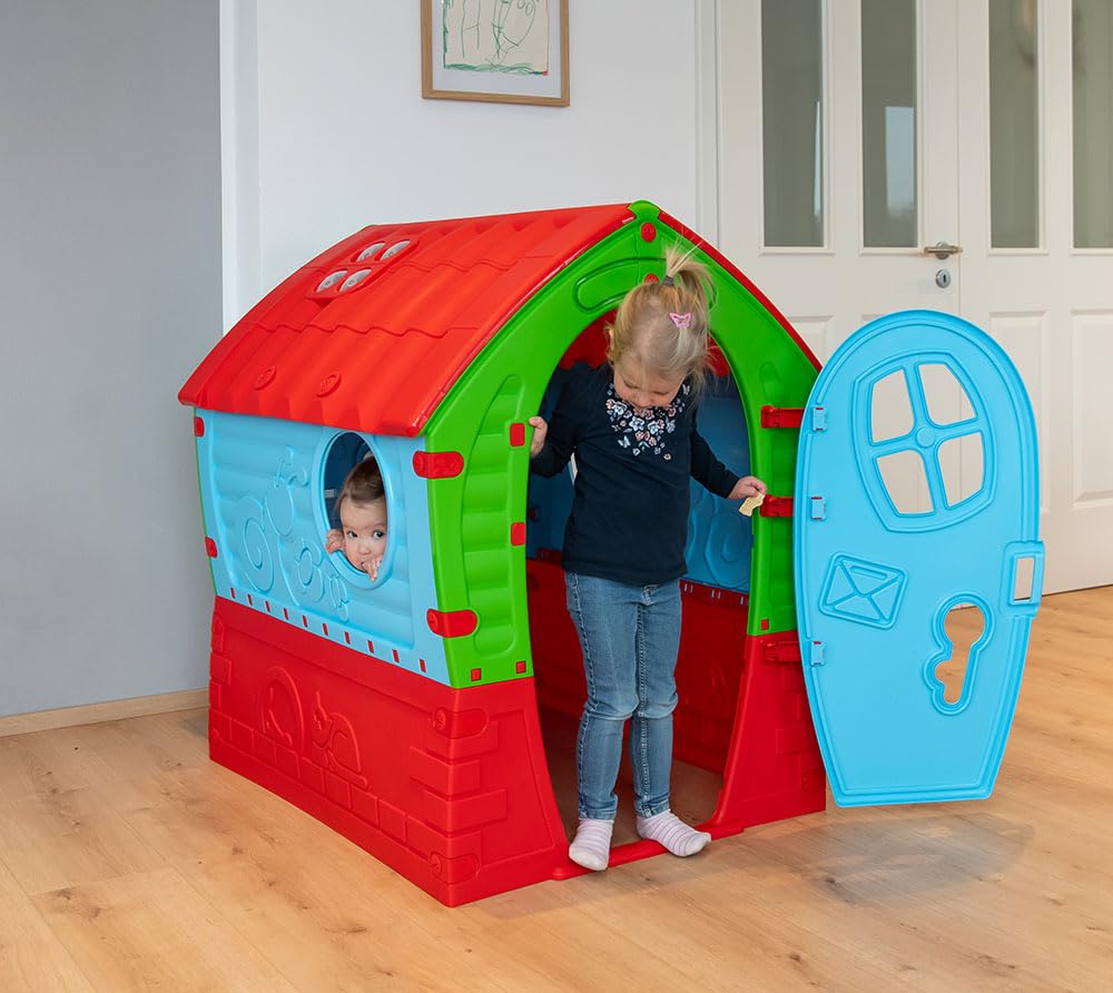Westmann Kunststoff Spielhaus Mond 90x95x110 cm UV-beständig für 2-3 Kinder
