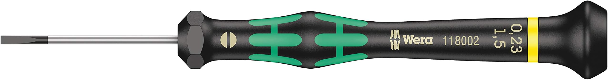 Wera Kraftform 2035 Micro Screwdriver - Slotted Tip 1.5 Mm