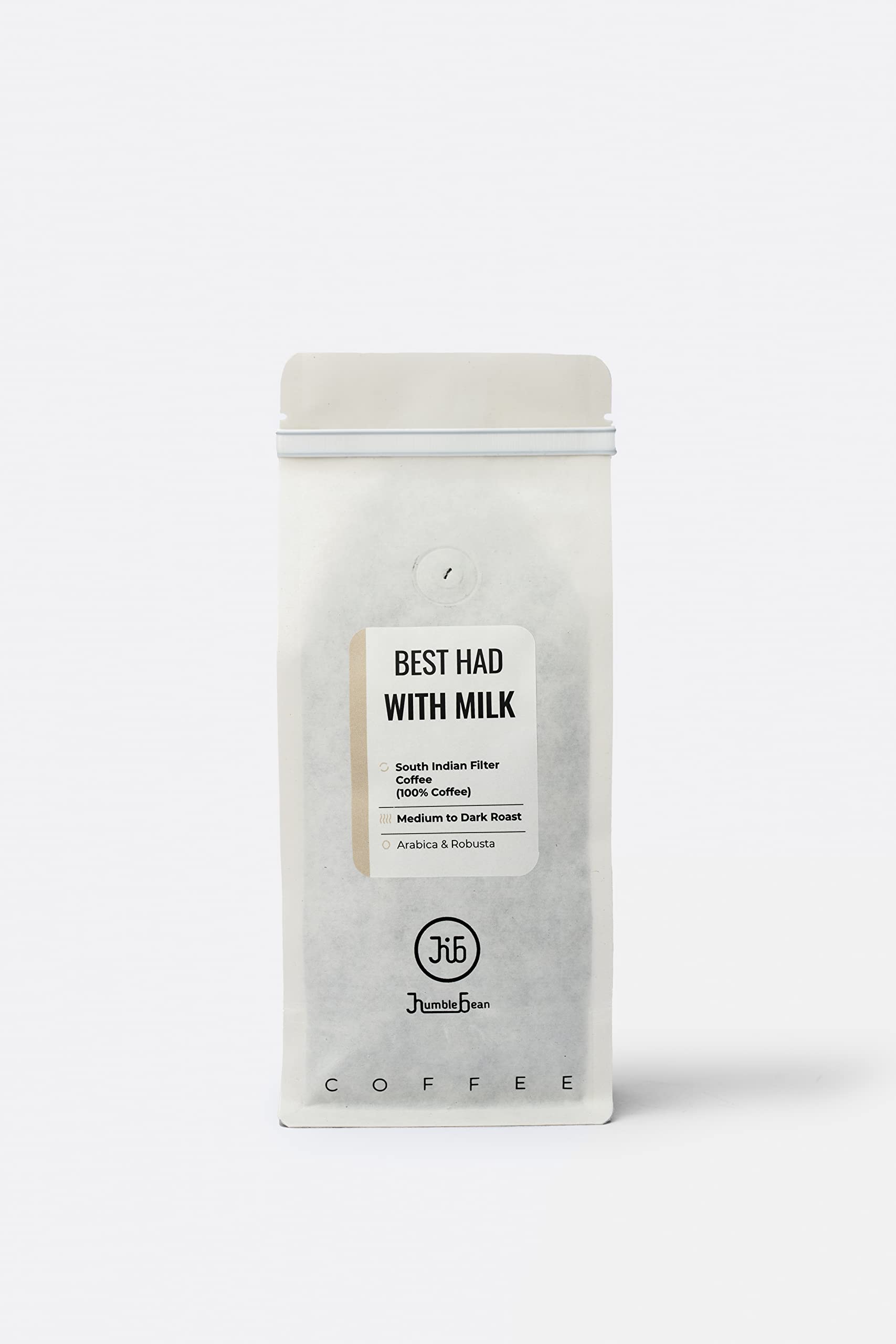 HumbleBean Coffee | Best had with Milk | South Indian Filter Coffee (100% Coffee) | Medium to Dark Roast | Arabica & Robusta | 250grams