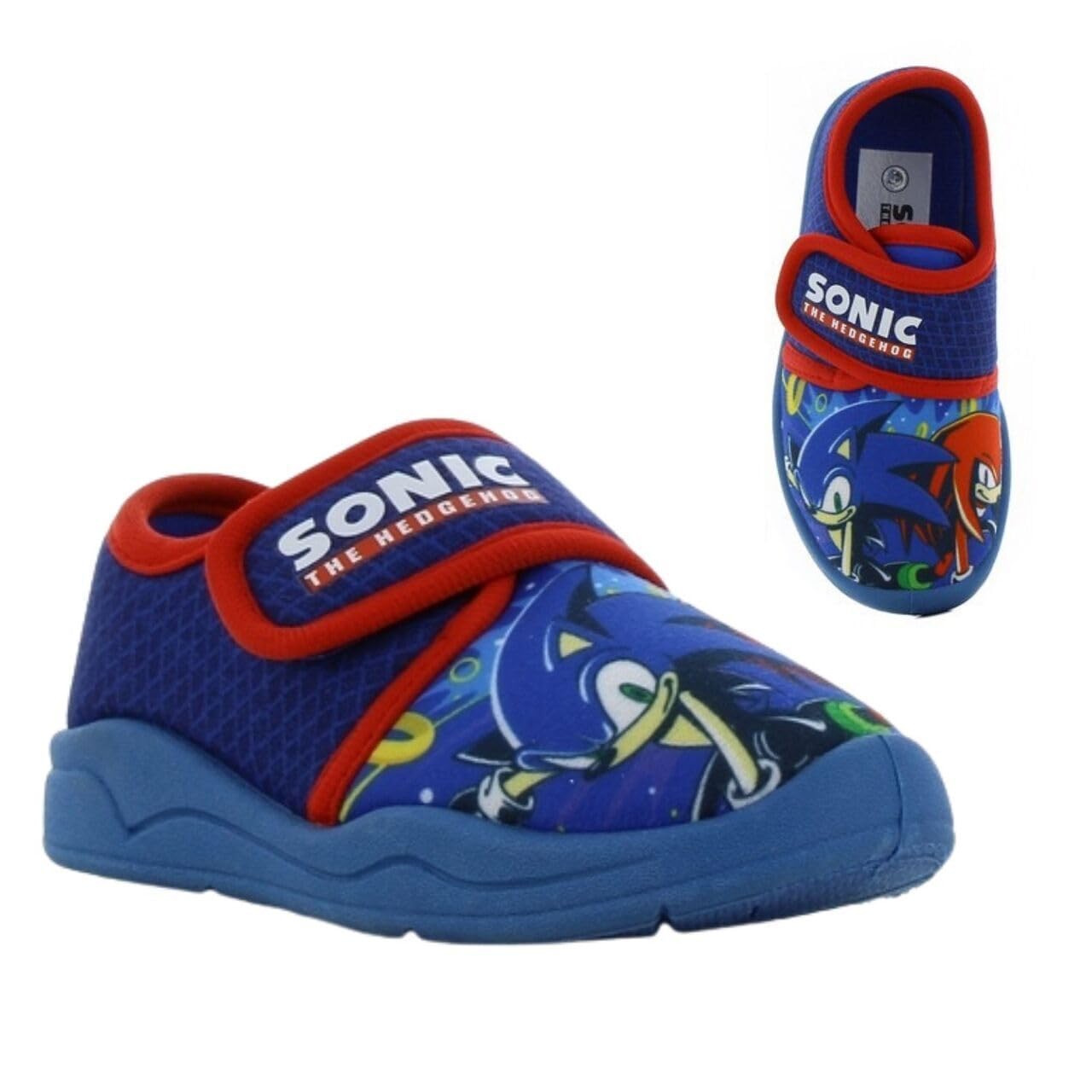 Leomil Sonic Pantofole Bambino Slipper Bambini e Ragazzi, Adatte per la casa e la scuola materna