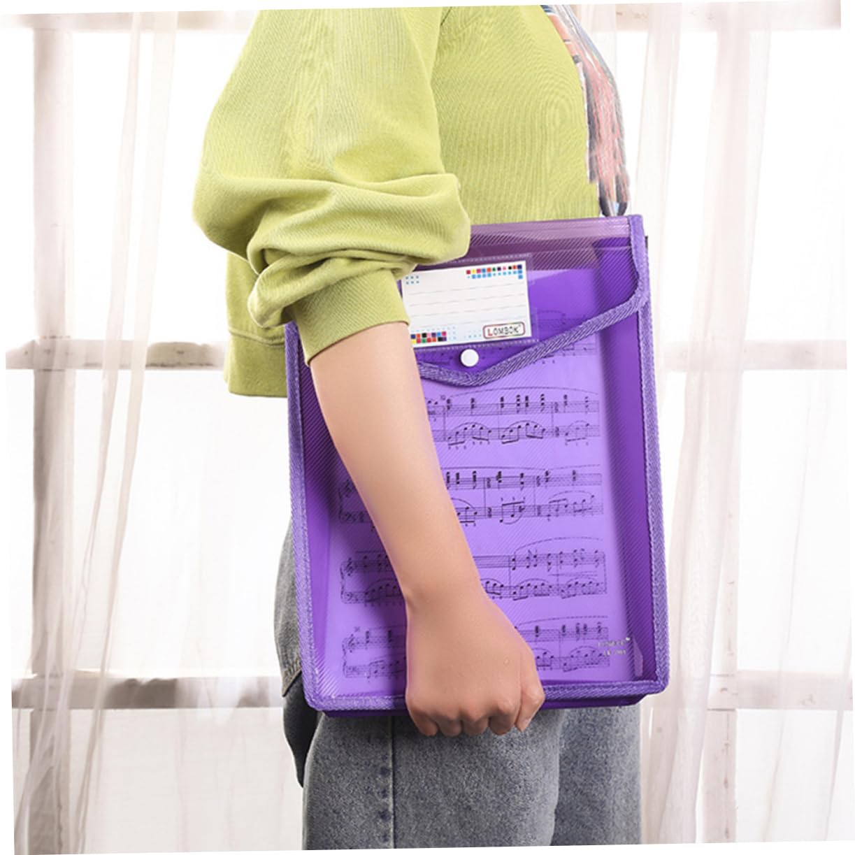 jojofuny 10pièces Organisateur De Documents Porte-documents Portable Pochette Pour Rangement De Dossiers Voyage