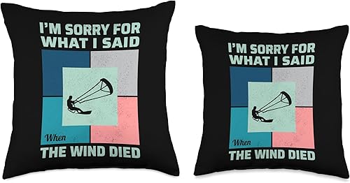 Miniatura 3 de Kitesurfer Kiteboard Surf Surfer Surfing Sea Waves Kitesurf Kiteboarder Water Sports Throw Pillow, 18x18, Multicolor