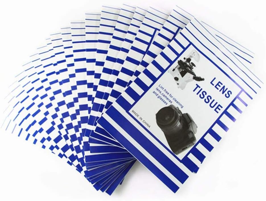 Mirror Camera Lens Cleaning Paper 100 Pieces Lens Cleaning Fabric Wiping Microscope Camera Lens