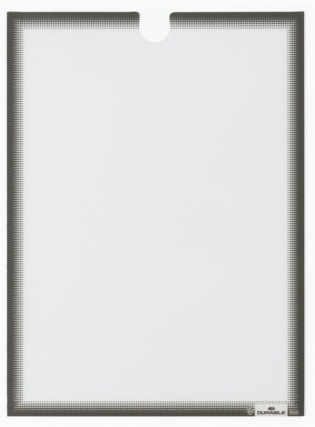 Durable Self Adhesive Easy-Insertion Info Pocket Signage - 5 Pack - A4