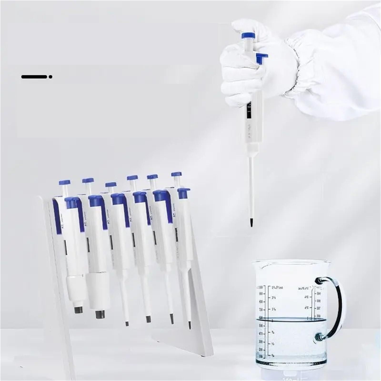 Pipetten Pipette, Laborprobenehmer, Probenpistole, 1 Ml Quantifizierung, 5 Ul Einstellbar,Labor(10-100ul)