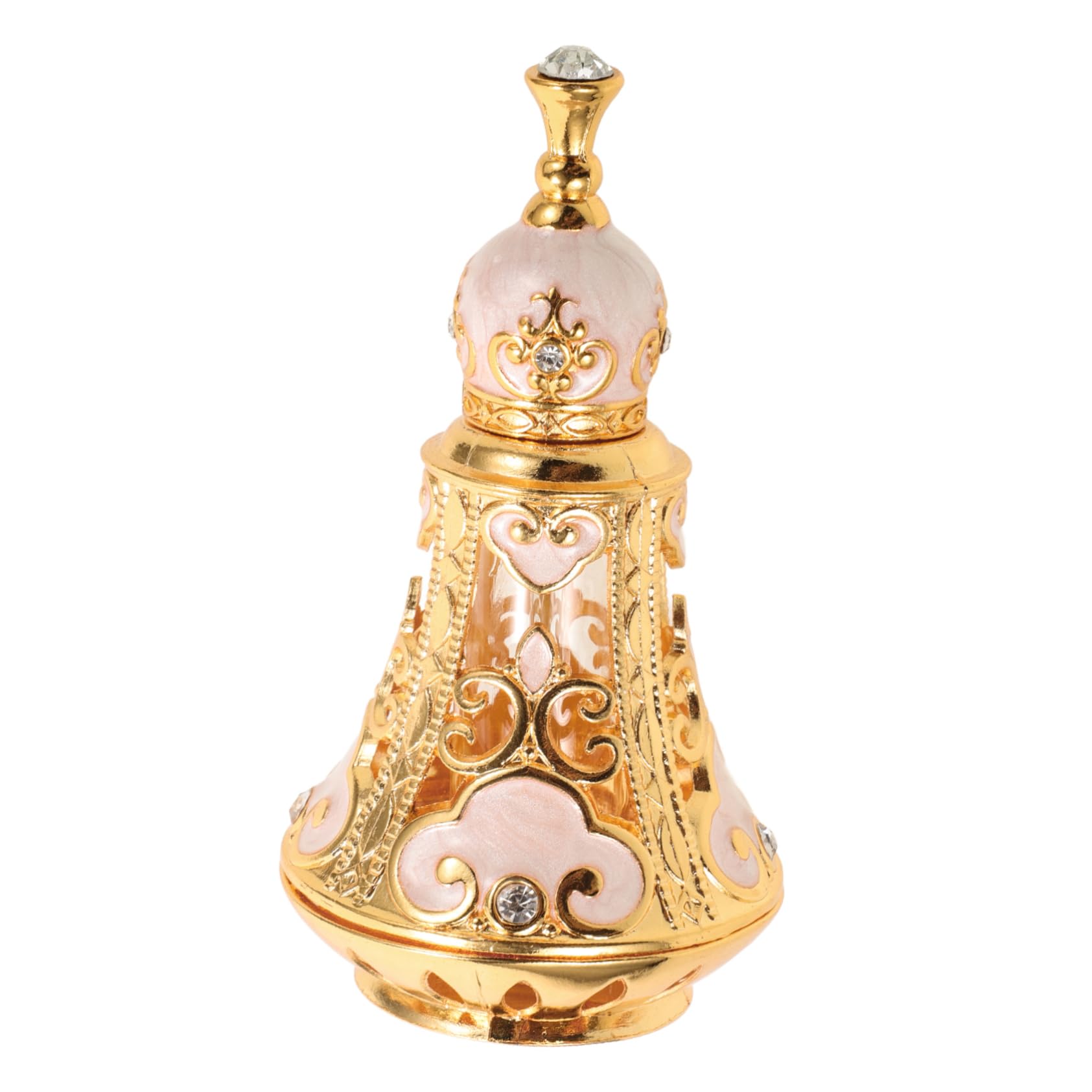 Frasco de perfume para viaje en vidrio decorativo estilo árabe, ideal para aceites esenciales