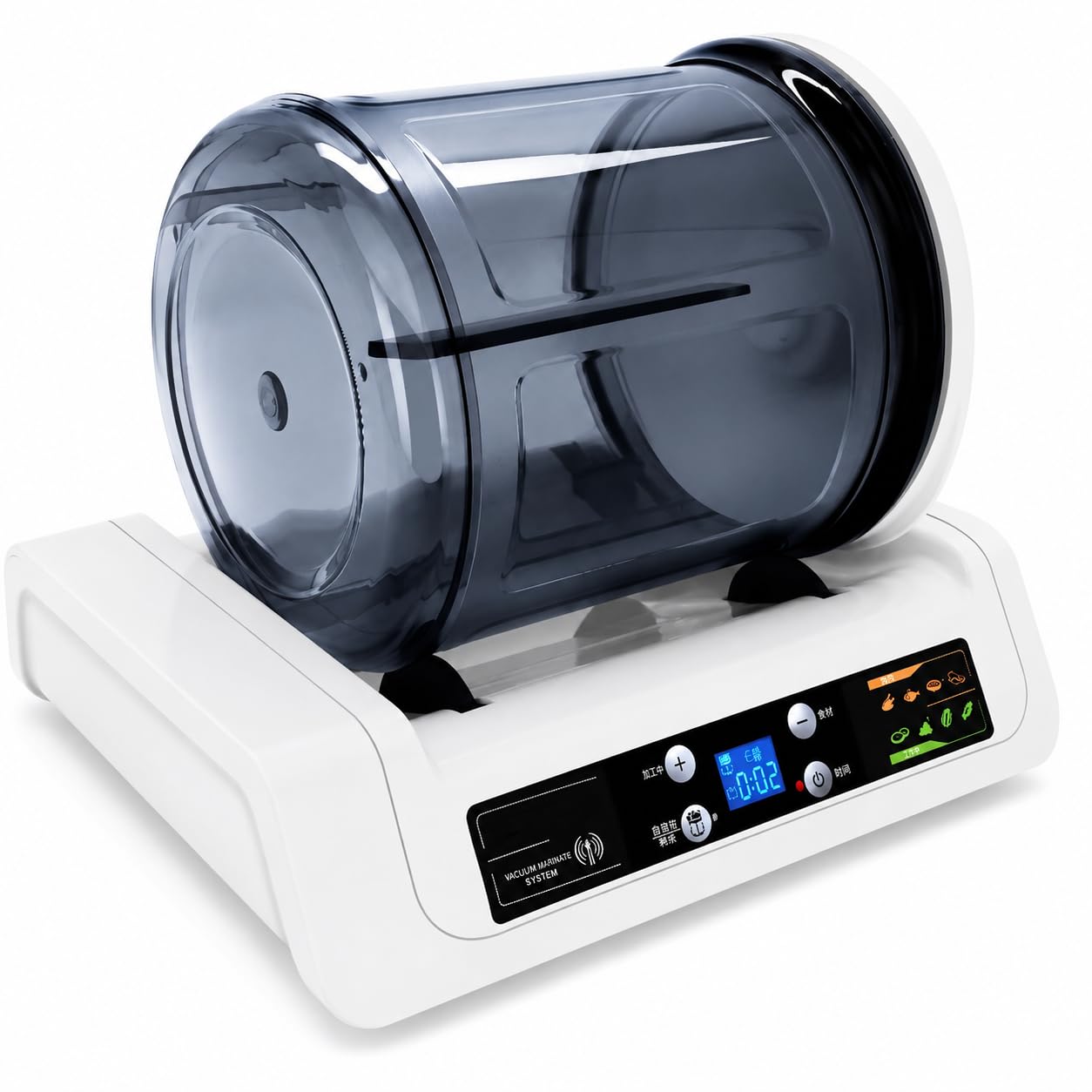 Marinador de carne al vacío de 7L con temporizador digital y rotación de 4 rpm para catering