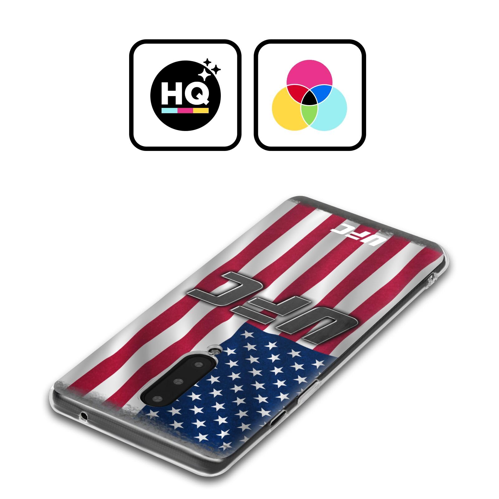 Head Case Designs Officially Licensed UFC US Flag Logo Soft Gel Case Compatible with Google Pixel 7 Pro