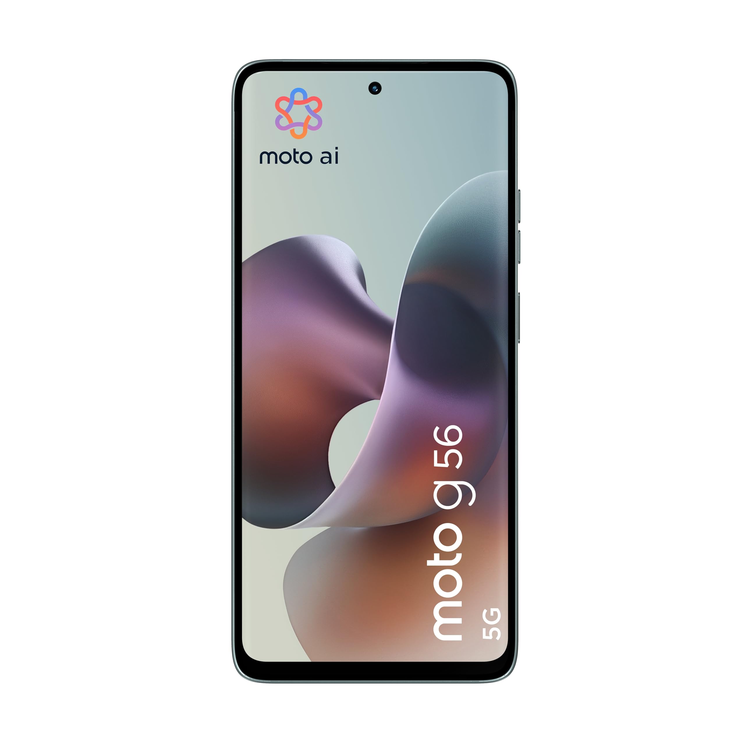 Motorola moto g56 5G con 3 anni di garanzia (8/512GB, Fotocamera 50MP+8MP+flicker cam, Display 6.72" FHD+ 120Hz, 5100mAh, MediaTek Dimensity 7060, Android 15), PANTONE Gray Mist
