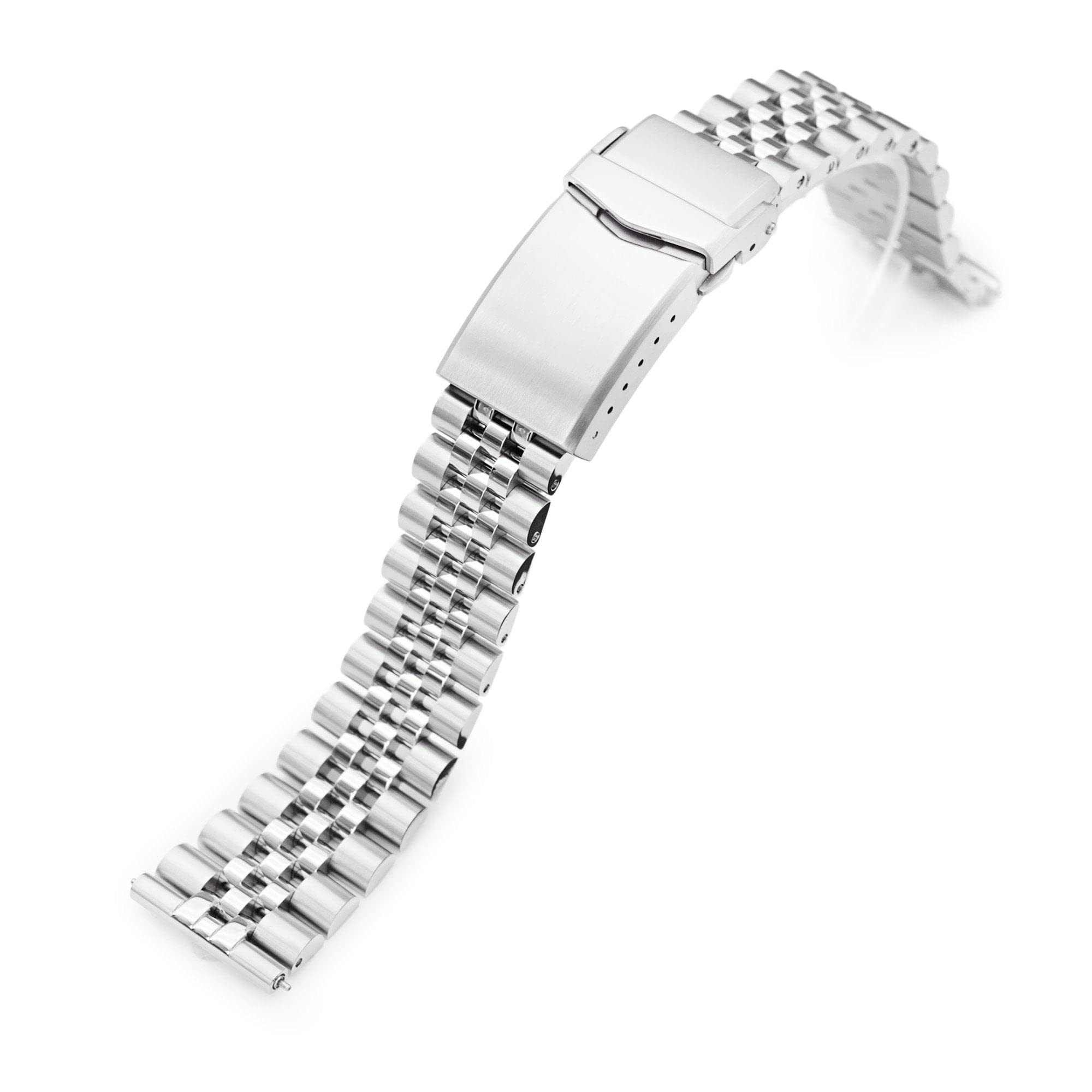 MiLTAT 18 mm Super-JUB-II Bracelet de montre en métal à dégagement rapide Extrémité droite