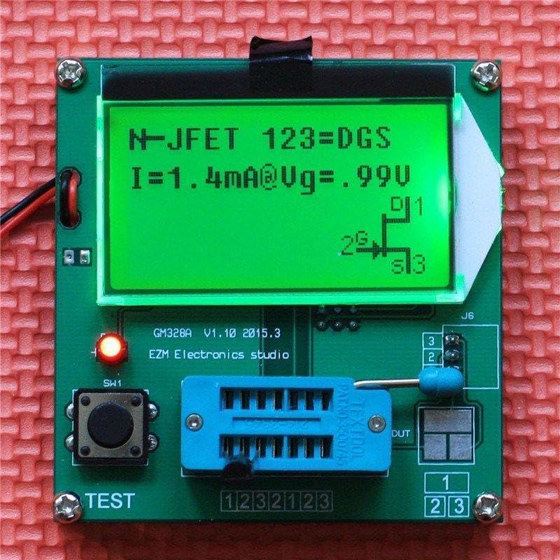 1PC All-in-1 Component Tester Transistor GM328 LCD Display Meter Cymometer Square Wave Generator