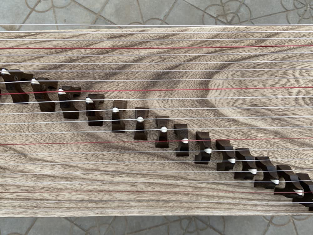 YXSH Guzheng z litego drewna haft rzemiosło gra Guqin odpowiedni dla początkujących 163 cm