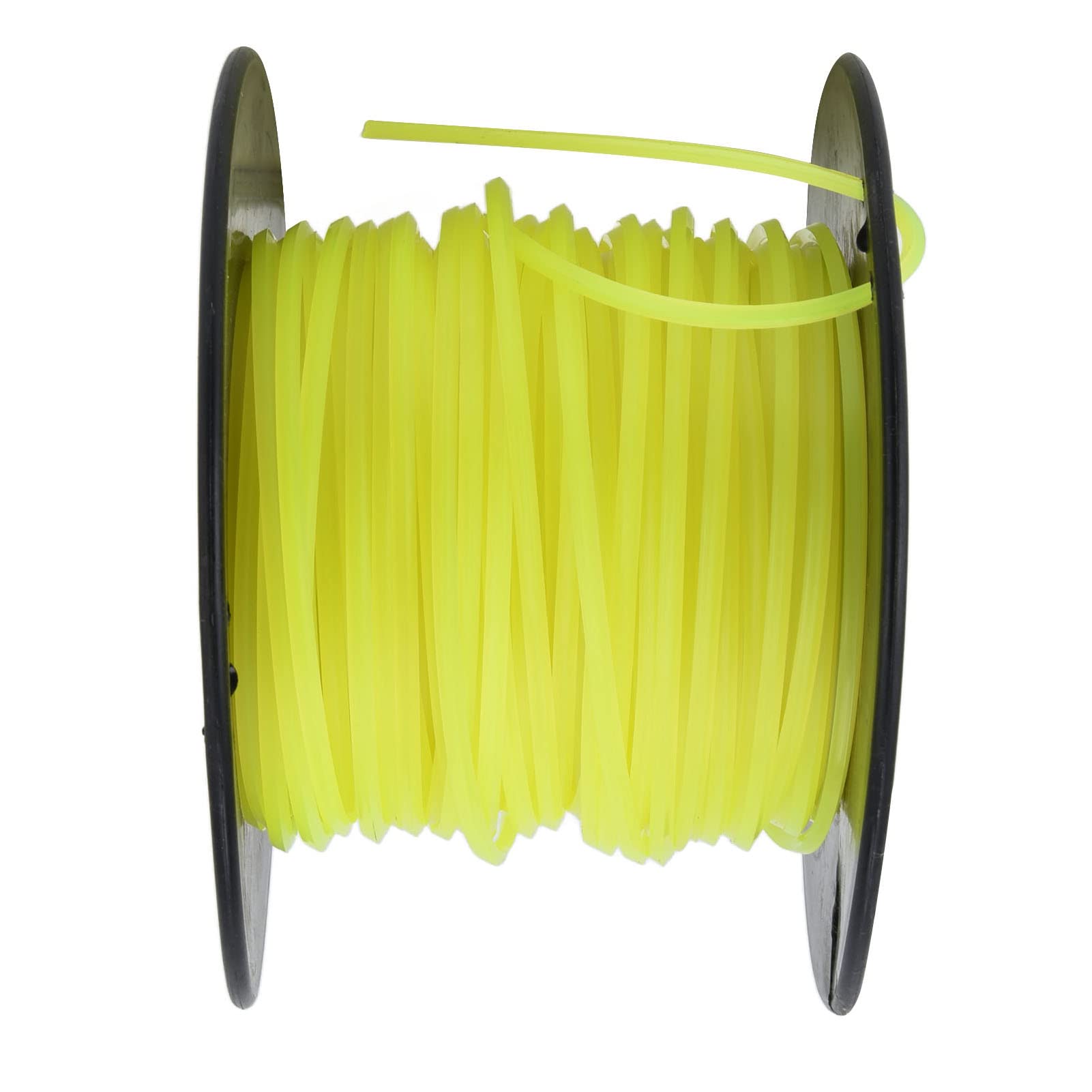 Wakects Filo per Decespugliatore da 3 Mm Filo per Decespugliatore in Nylon per Tosaerba Quadrato Giallo per per Taglio di da Giardino Ed Erbacce (50 m / 164 Piedi)