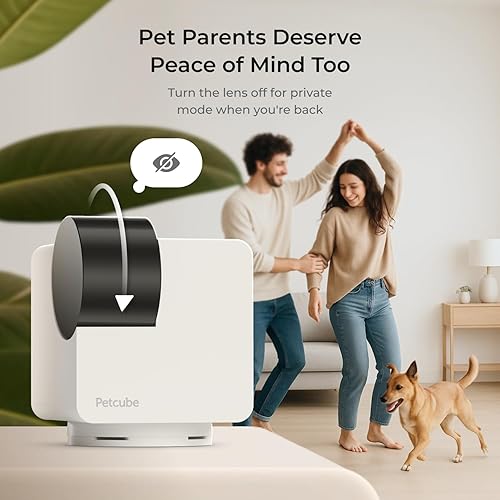 Miniatura 5 de Petcube Cam 360 El paquete de 2 cámaras | Cámara de seguridad para el hogar y mascotas con WiFi interactivo definitivo, panorámica/inclinación con