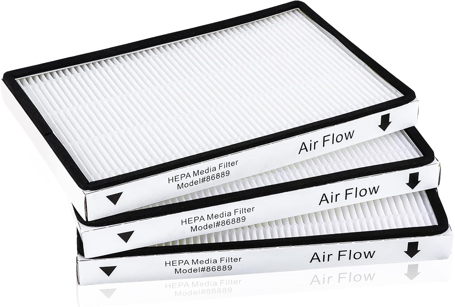 Anewise 3 Packs 86889 HEPA Media Filter Replacement for