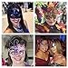 Ubauta Masquerade Mask For Women Venetian Mask/Halloween/Party/Ball Prom/Mardi Gras/Wedding/Wall Decoration (Black Butterfly)