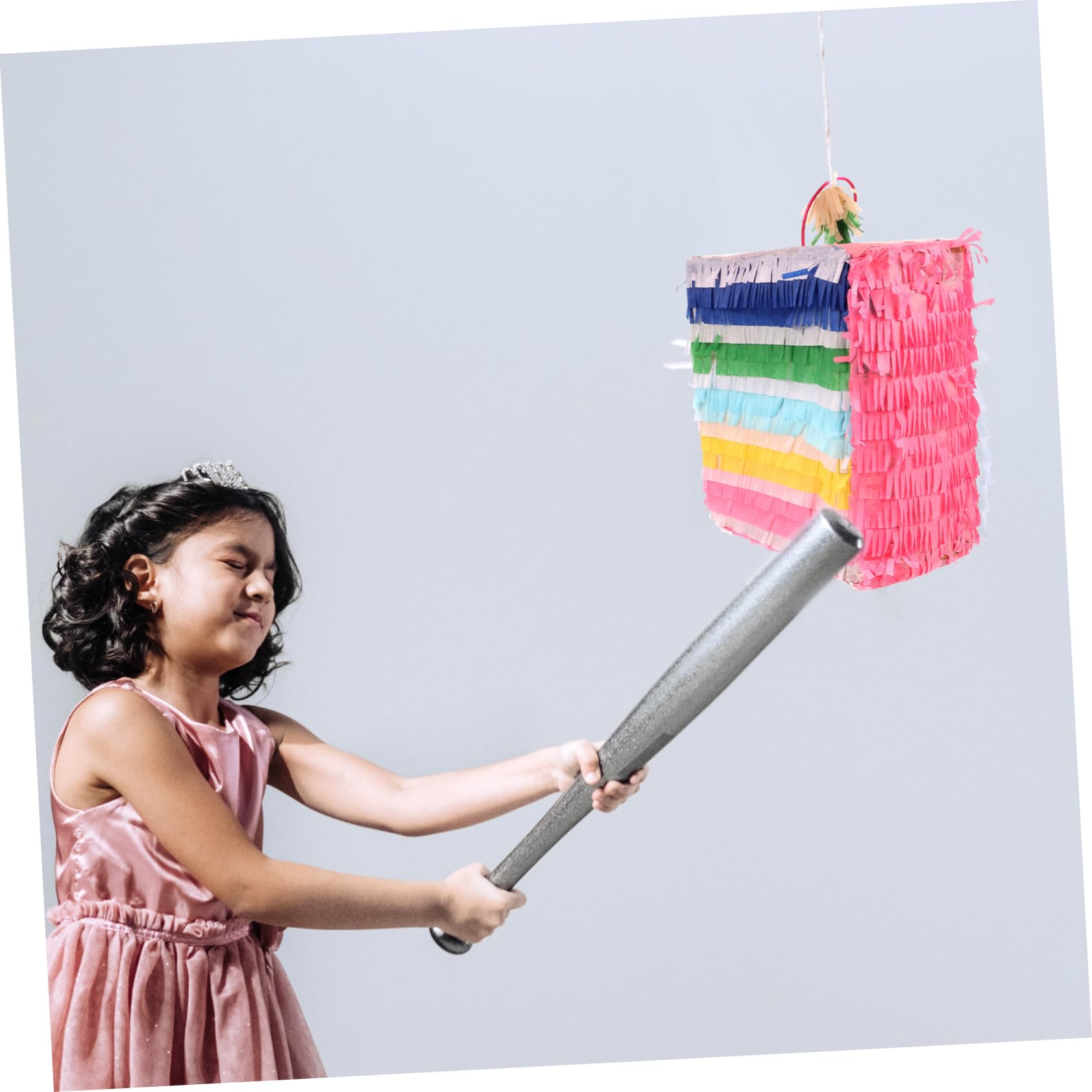 Cabilock Piñata De Fiesta Pastel 3d Colgante Papel Práctico Para Niños Cumpleaños Decoración Rellena De Dulces Accesorio Suministros Para Juegos