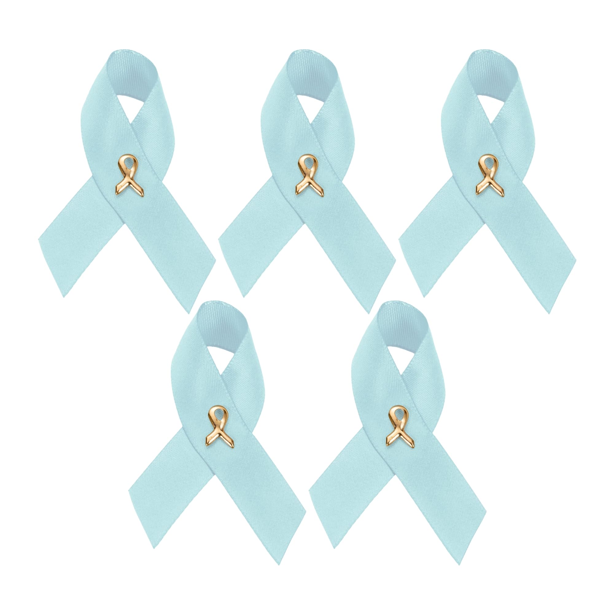 1/2/5/10/25/50/100pcs Satin Awareness Ribbon Pins (Pick your color), for Cancer &amp; Disease Awareness, Bulk Quantities for Fundraising, Events, Gift Giving