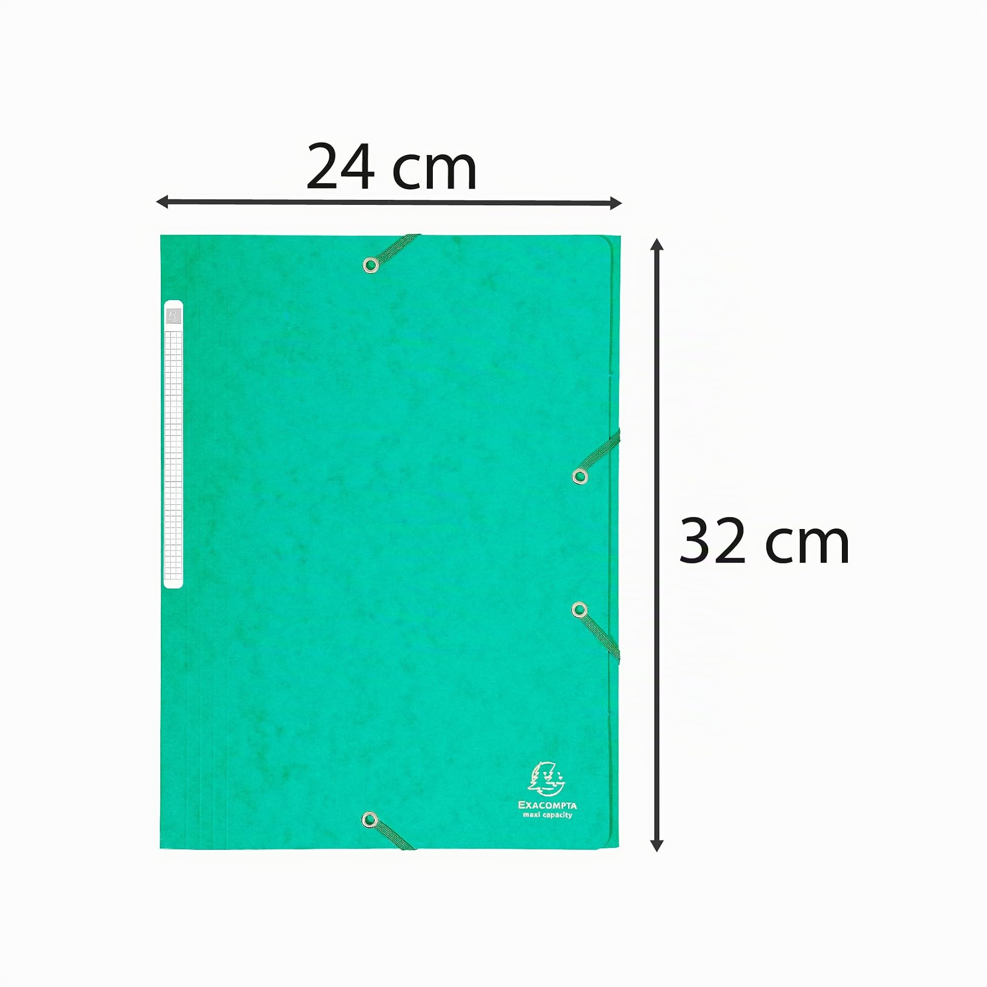 Exacompta 17100H - Pack de 50 de carpetas con goma, A4, multicolor