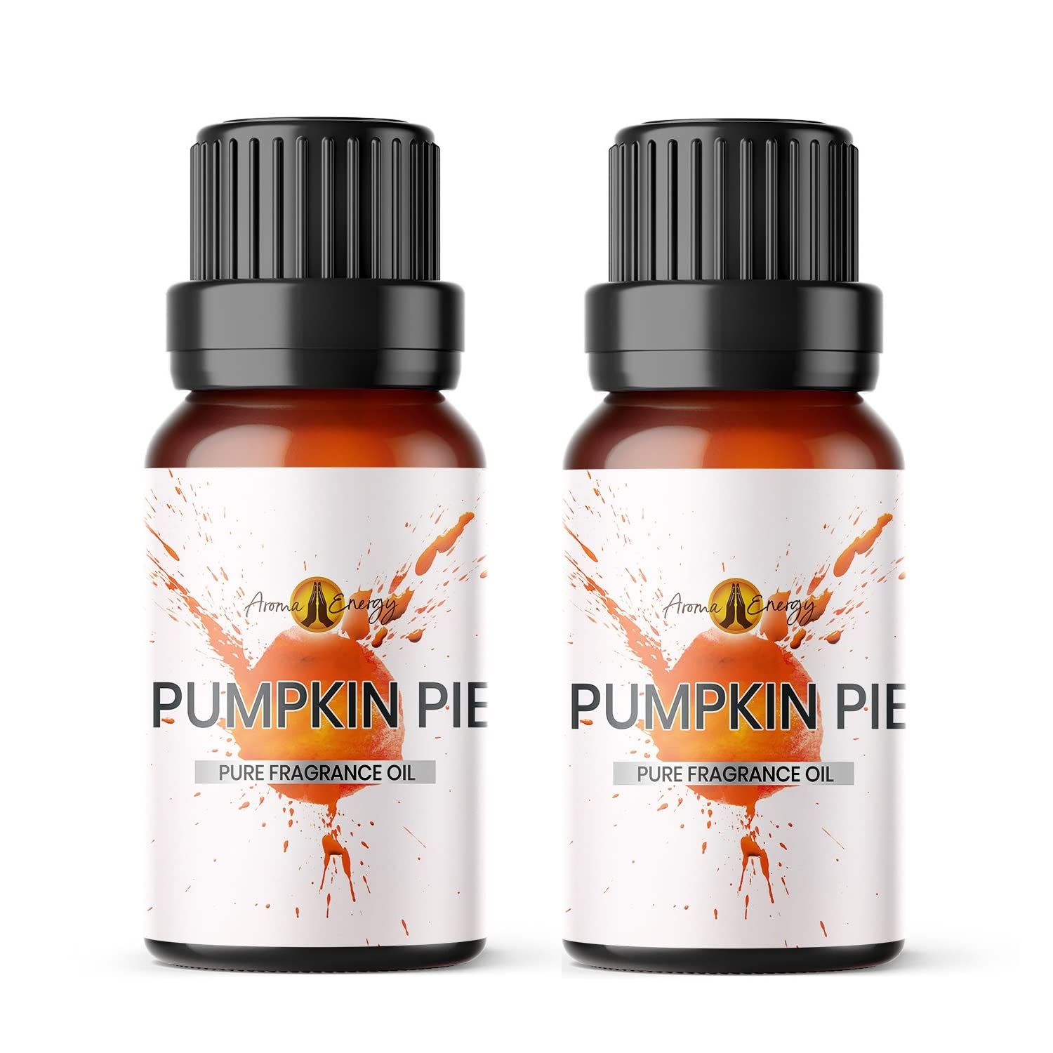 Aroma Energy | Pumpkin Pie Fragrance Oil 20ml (2 x 10ml) - Highly Scented Oil for Making Candle, Soap, Wax Melt, Diffuser etc — image 1