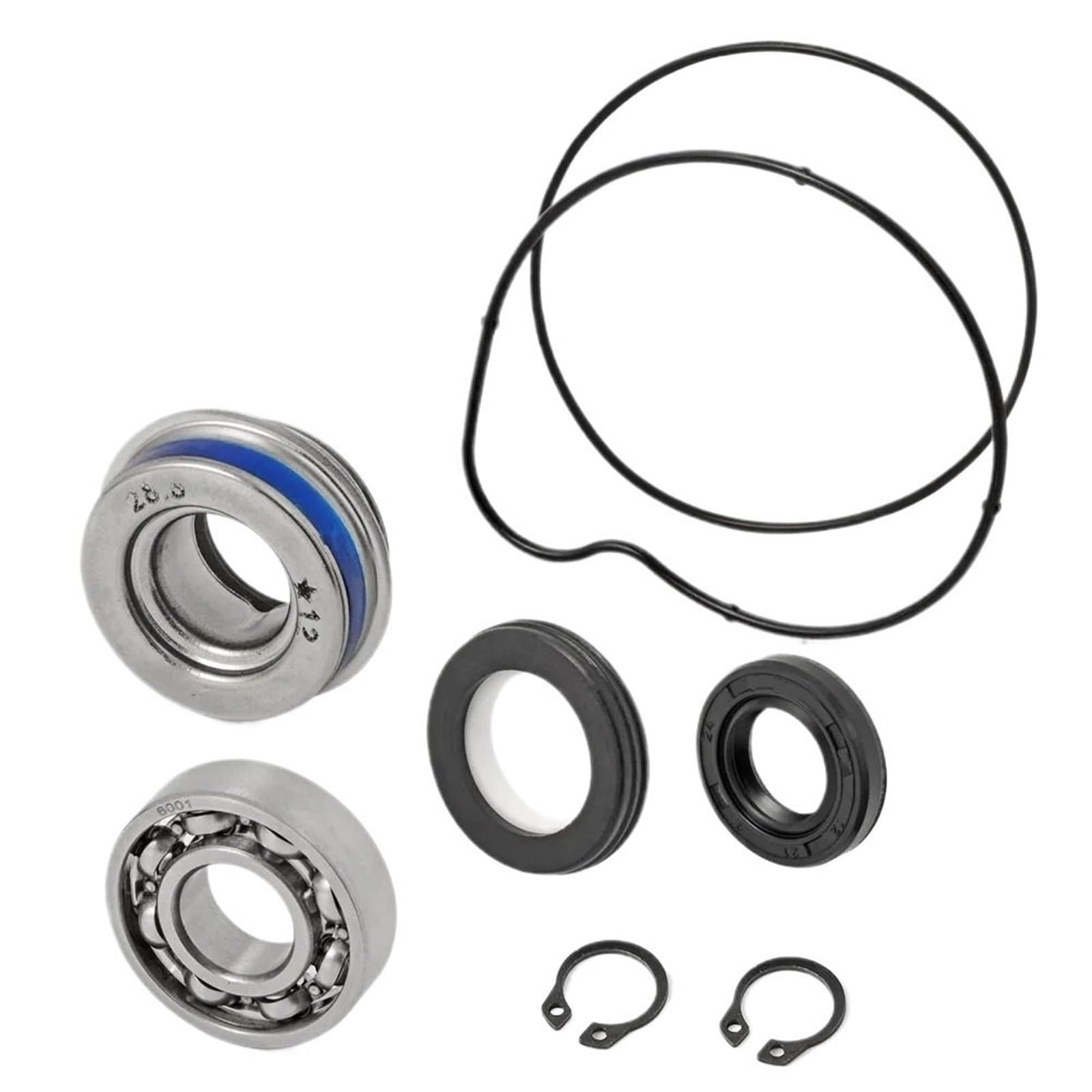 bomba agua con motocicleta Ajuste para Yamaha Fit para Raptor 660 660R YFM660R 2001-2005 Kit de reconstrucción de sello de bomba de agua Junta tórica de rodamiento Bomba de agua