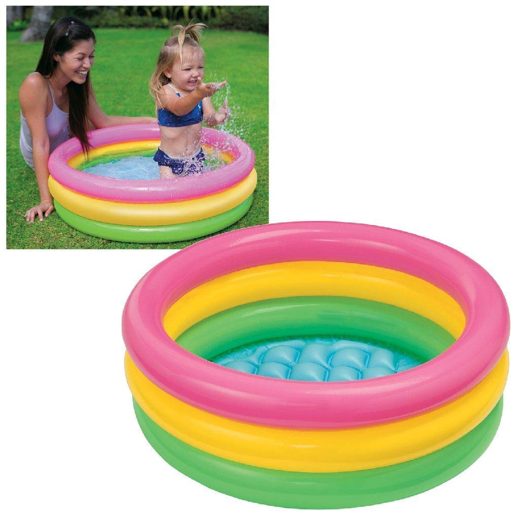 mQFIT Summer Special 2feet Inflatable Kid Swimming Pool, Bath tub, Water Pool for Kids (Multicolor) (B08YP178RC) Amazon Price History, Amazon Price Tracker
