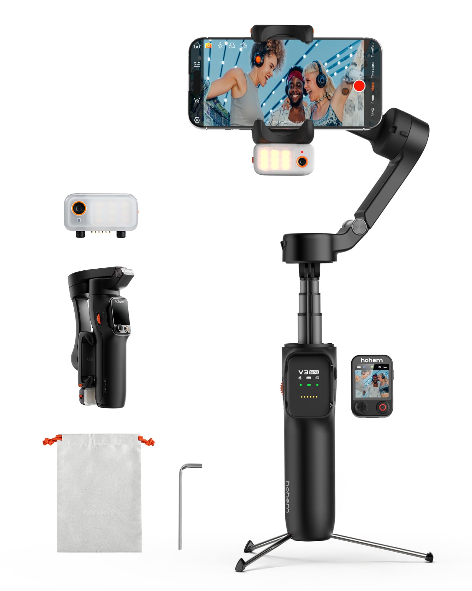 hohem iSteady V3 Ultra Stabilizzatore per iPhone, Gimbal