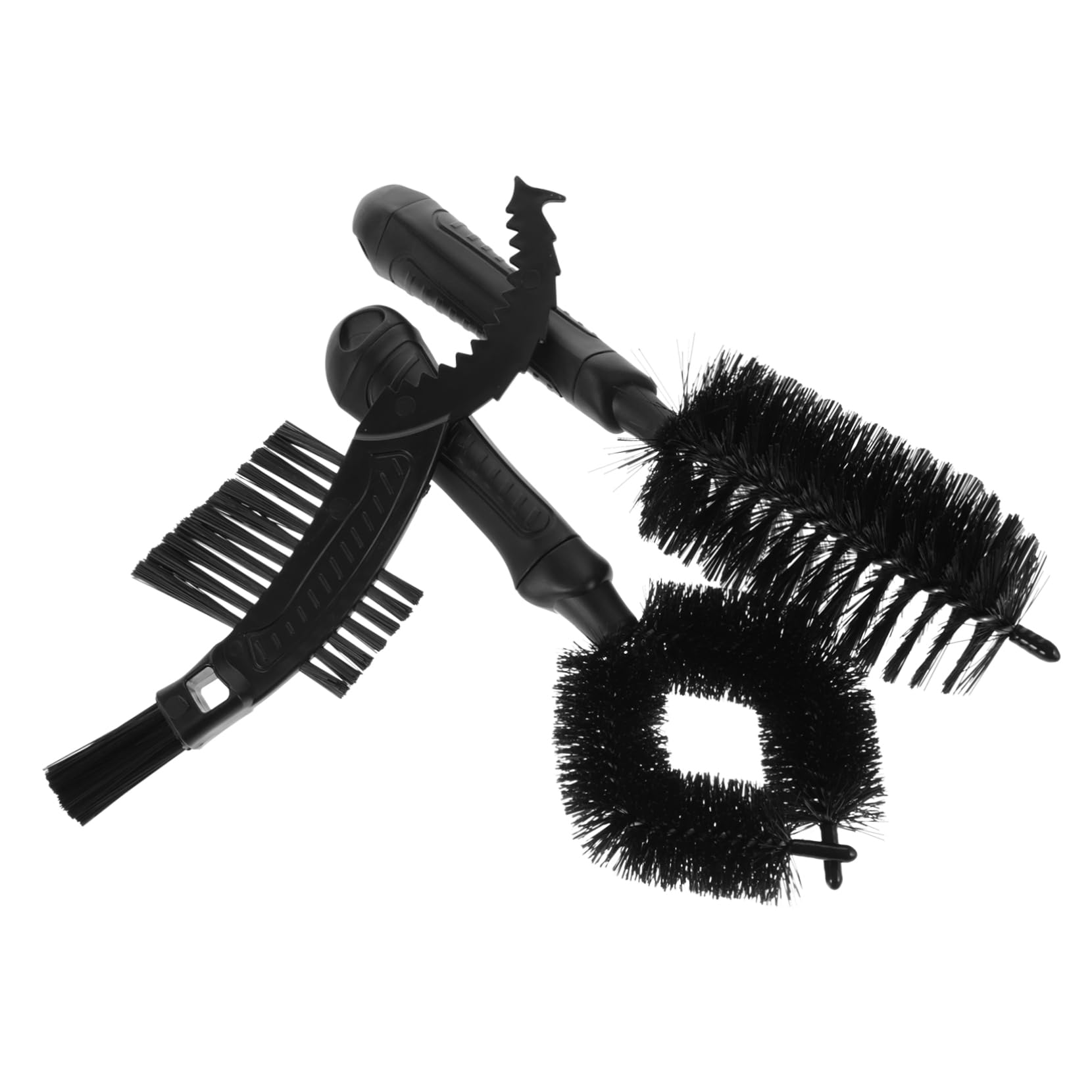 KOMBIUDA Portable Bike Chain Cleaner Plastic Bike Chain Brush Set Reusable Multi-Function Brush for Bicycles and Motorcycles