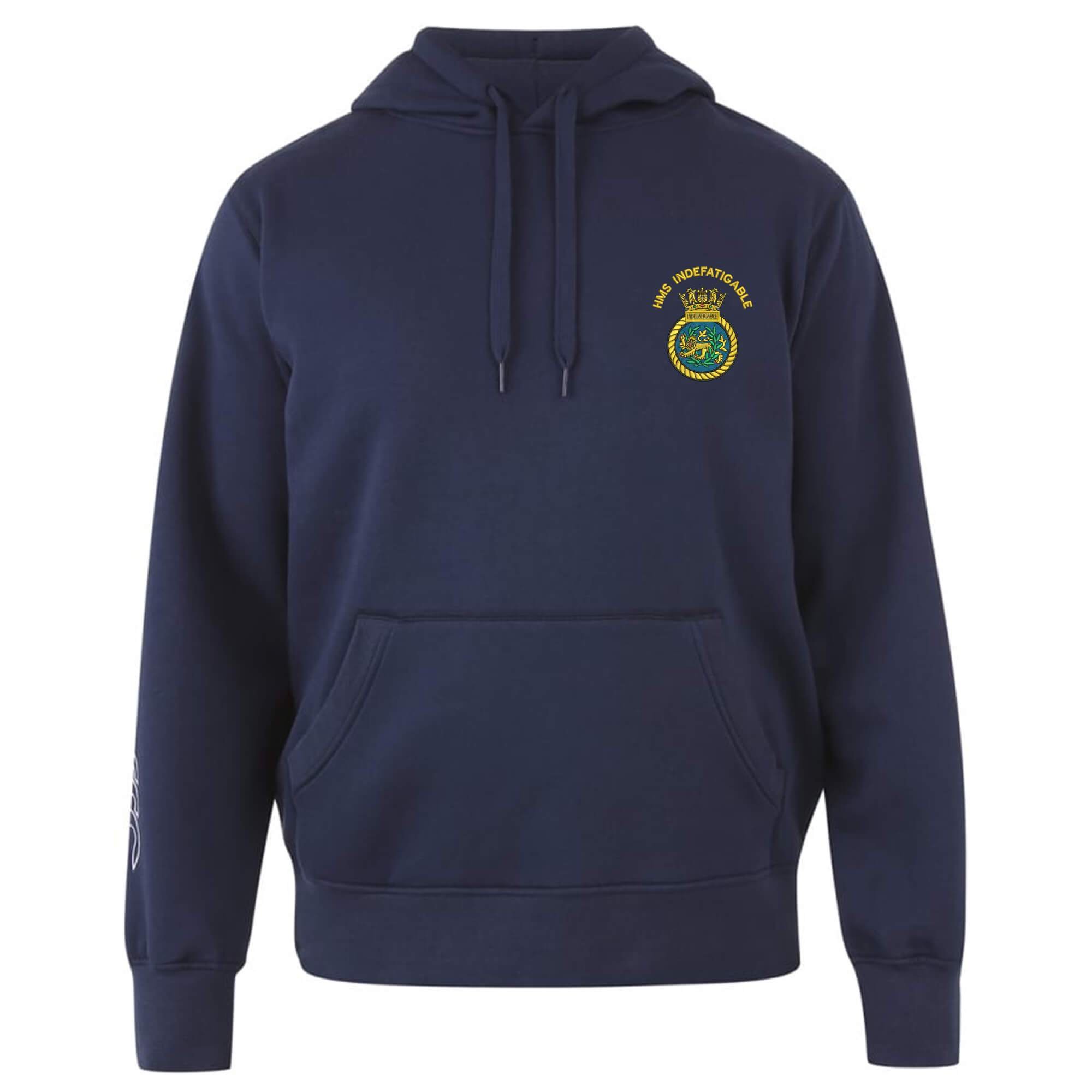 Pineapple Joe's HMS Indefatigable Canterbury Rugby Hoodie - 3X Large - Navy