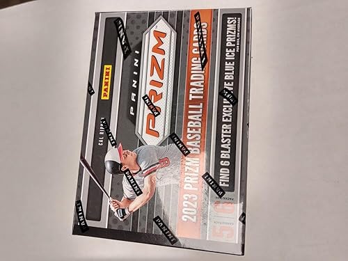 Miniatura 2 de Caja bláster sellada de fábrica de béisbol Panini Prizm 2023, 6 paquetes de 5 cartas, encuentra 1 premio de hielo verde exclusivo de venta