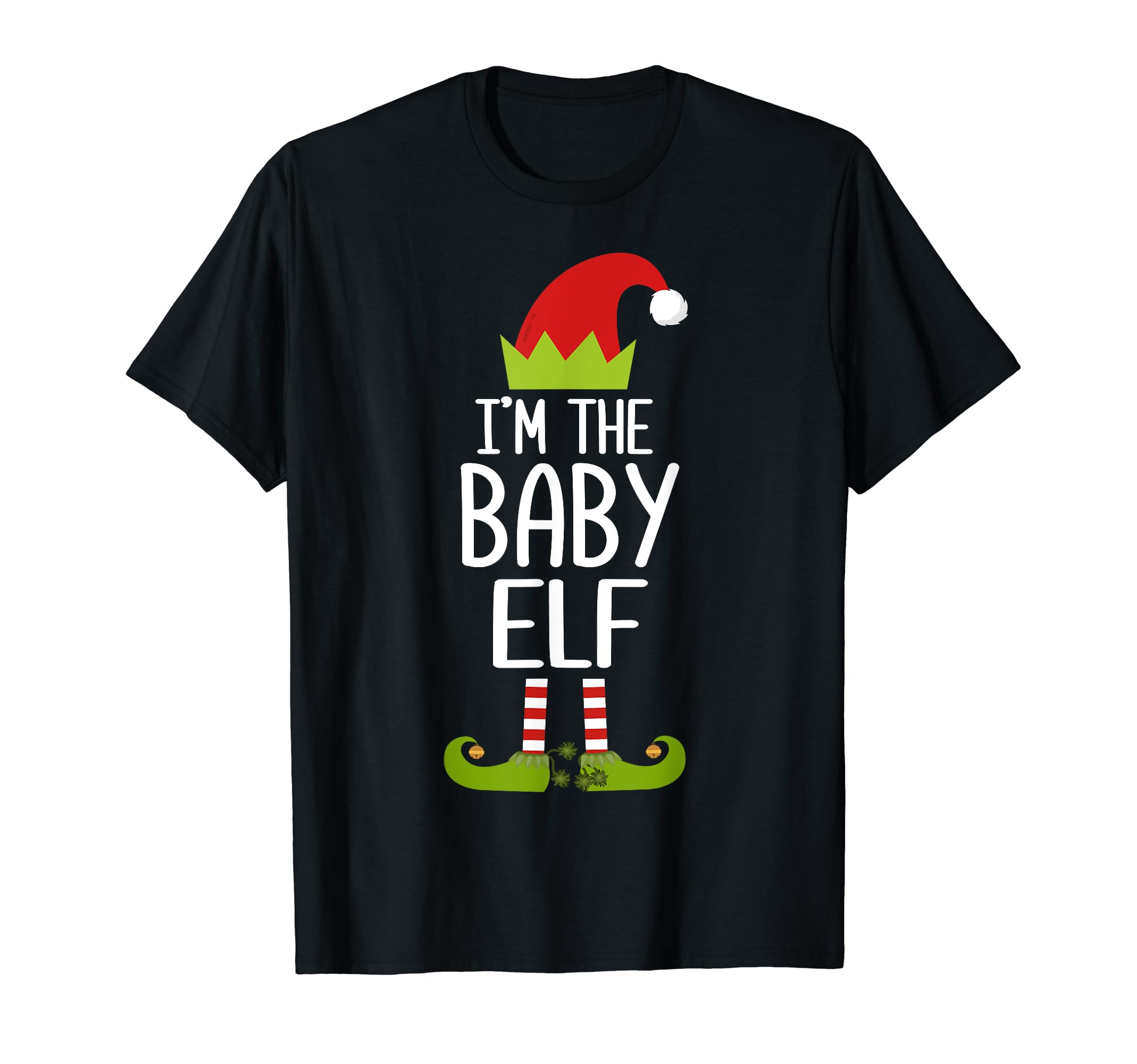 I'm The Baby Elf Shirt Matching Christmas Family Tshirts