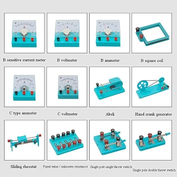Physics Labs Basic Electricity Learning Kit Exploration Learning Kit Building Circuits for Students Educational Science Model