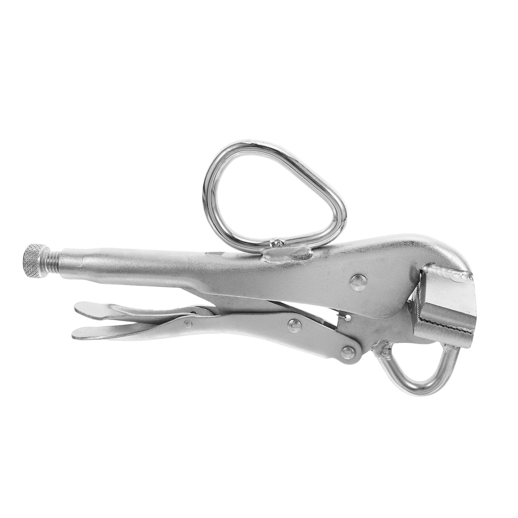 Homoyoyo Pince de Serrage pour Tôlerie en Acier avec Bec Canard Large Plat, Outil Polyvalent Réglable pour Levage et Maintenance Automobile