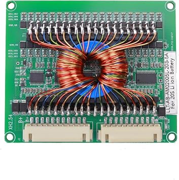 20S 72V Li ion Battery Active Balancer with 5A Balance Current and 84V Equalizer Module for Lithium Battery
